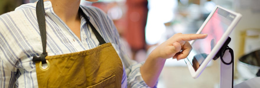 caisse enregistreuse sur iPad